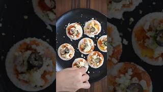 Mini Pizza breadpizza easyrecipe recipe shortvideo viralvideo food gharkakhana pizzalover