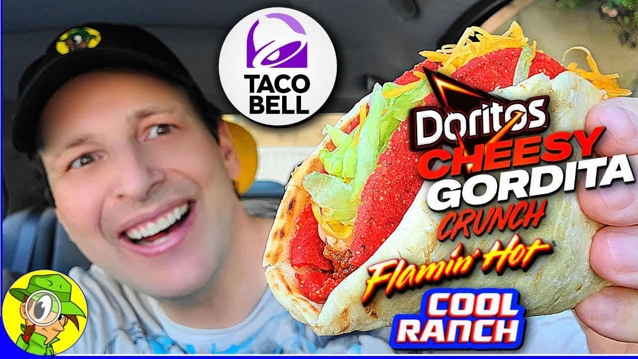 Taco Bell® 🌮🔔 Doritos® CHEESY GORDITA CRUNCH FLAMIN' HOT® COOL RANCH