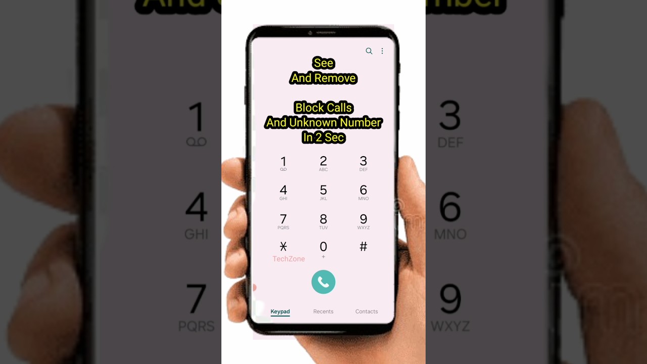 How to See and Remove BLOCK Calls and Unknown Numbers