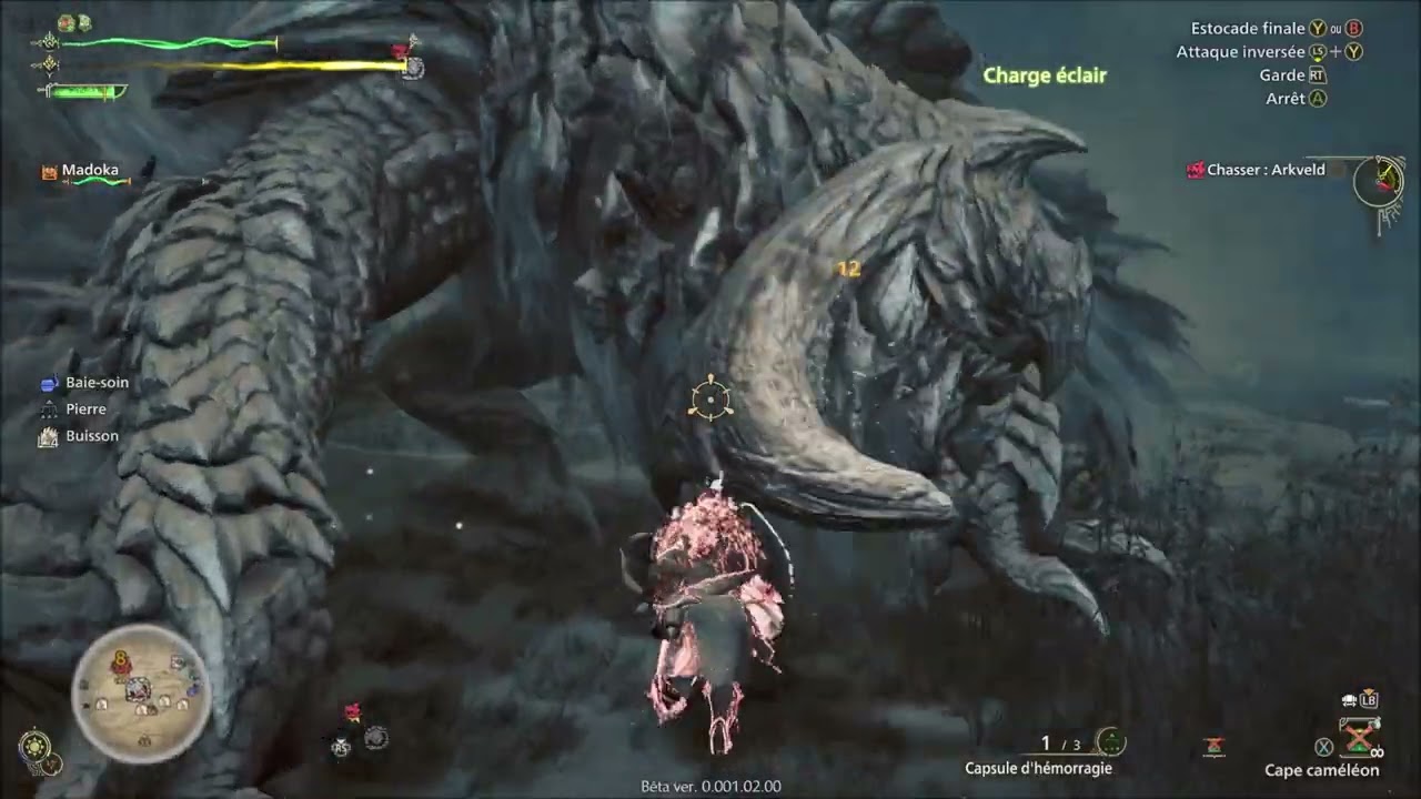 Arkveld beta MHWilds - Lance training (quest)