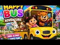 The wheels on the bus - baby nursery rhymes songs