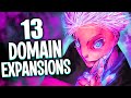 All 13 domain expansions in jujutsu kaisen explained