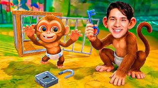 I FREED A NAUGHTY MONKEY AND REGRETTED IT 😱🐵 screenshot 3