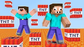 NOOB vs PRO: TNT PARKOUR CHALLENGE in Minecraft ! Noob and Pro Parkour Like Maizen Mikey and JJ