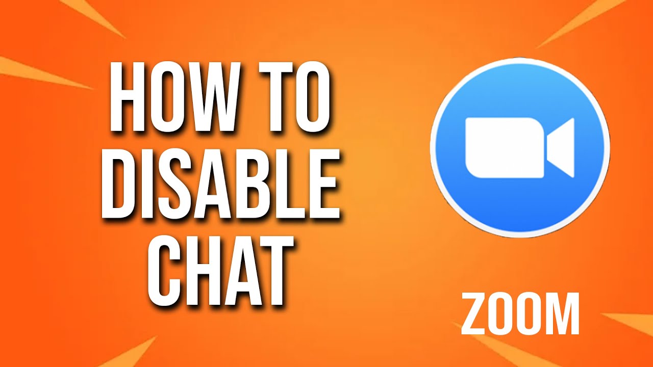 How To Disable Chat Zoom Tutorial