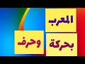 المعرب بحركة والمعرب بحرف 
