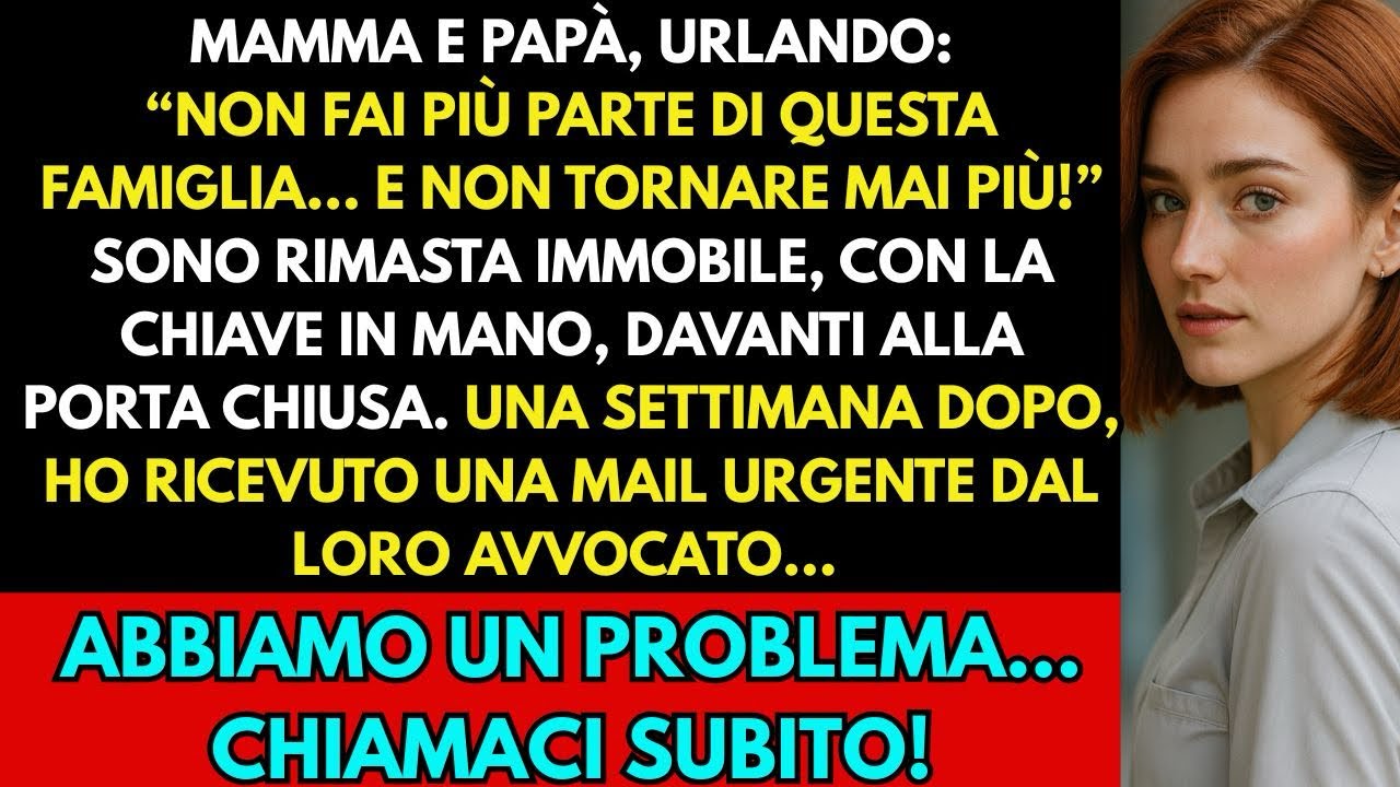 A Cena in Famiglia, i Miei Genitori Mi Hanno Sfrattata — Una Settimana Dopo Si Sono Pentiti