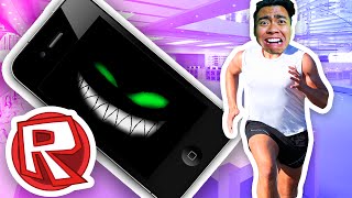 Roblox - ESCAPE THE GIANT iPHONE 7! WE CHEATED!?