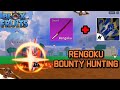 Rengoku  godhuman  bounty hunt  blox fruits