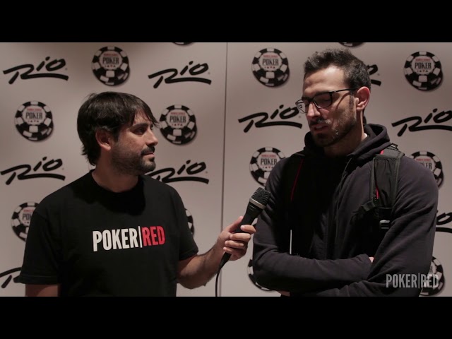 WSOP 2018 Main Event dia 6: Entrevista Vicent Boscá