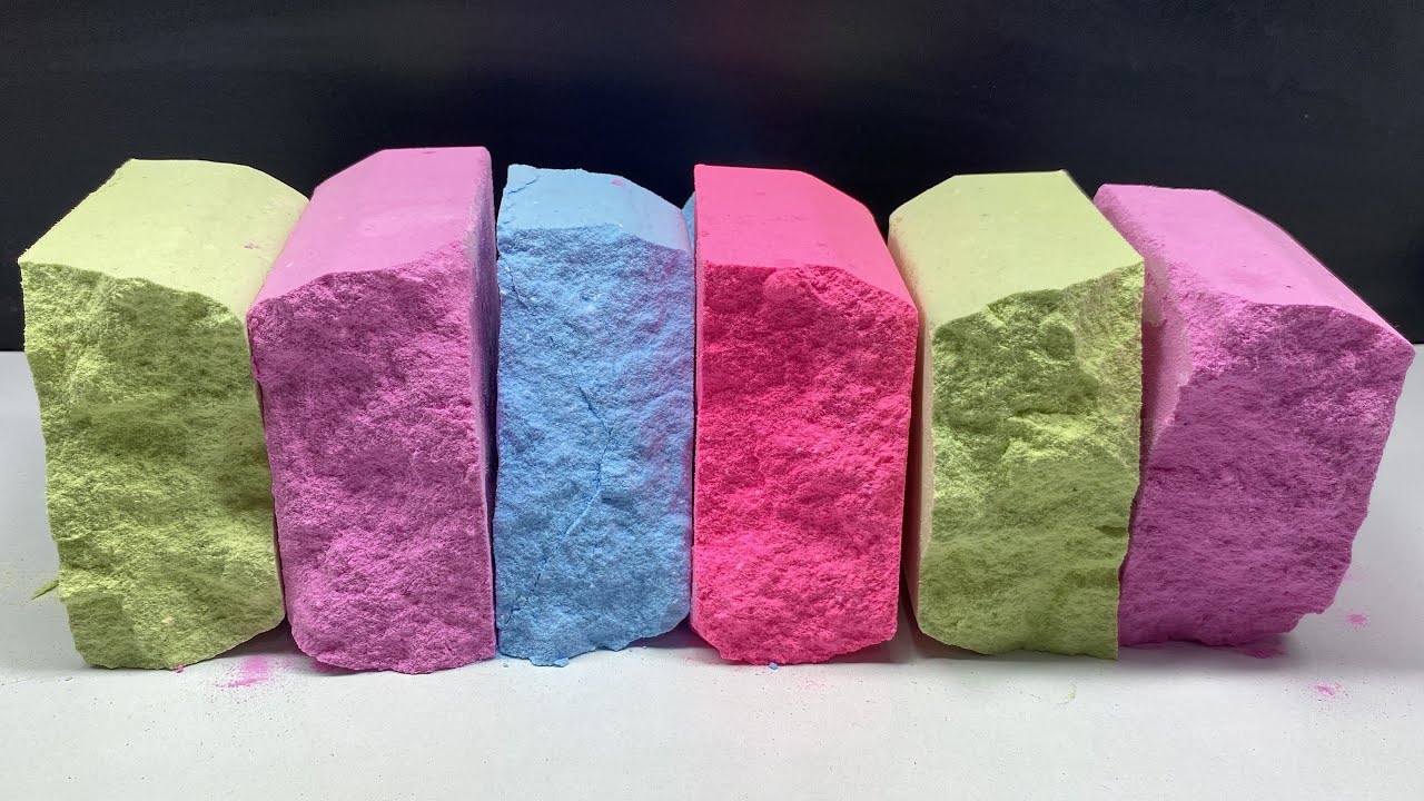 ASMR Baking Soda  || Holiday rainbow 🌈 