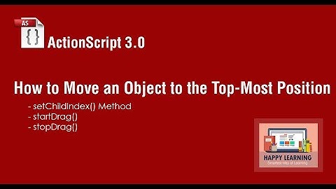 How to SwapDepths of MovieClips in Flash Using setChildIndex() Method in ActionScript 3.0
