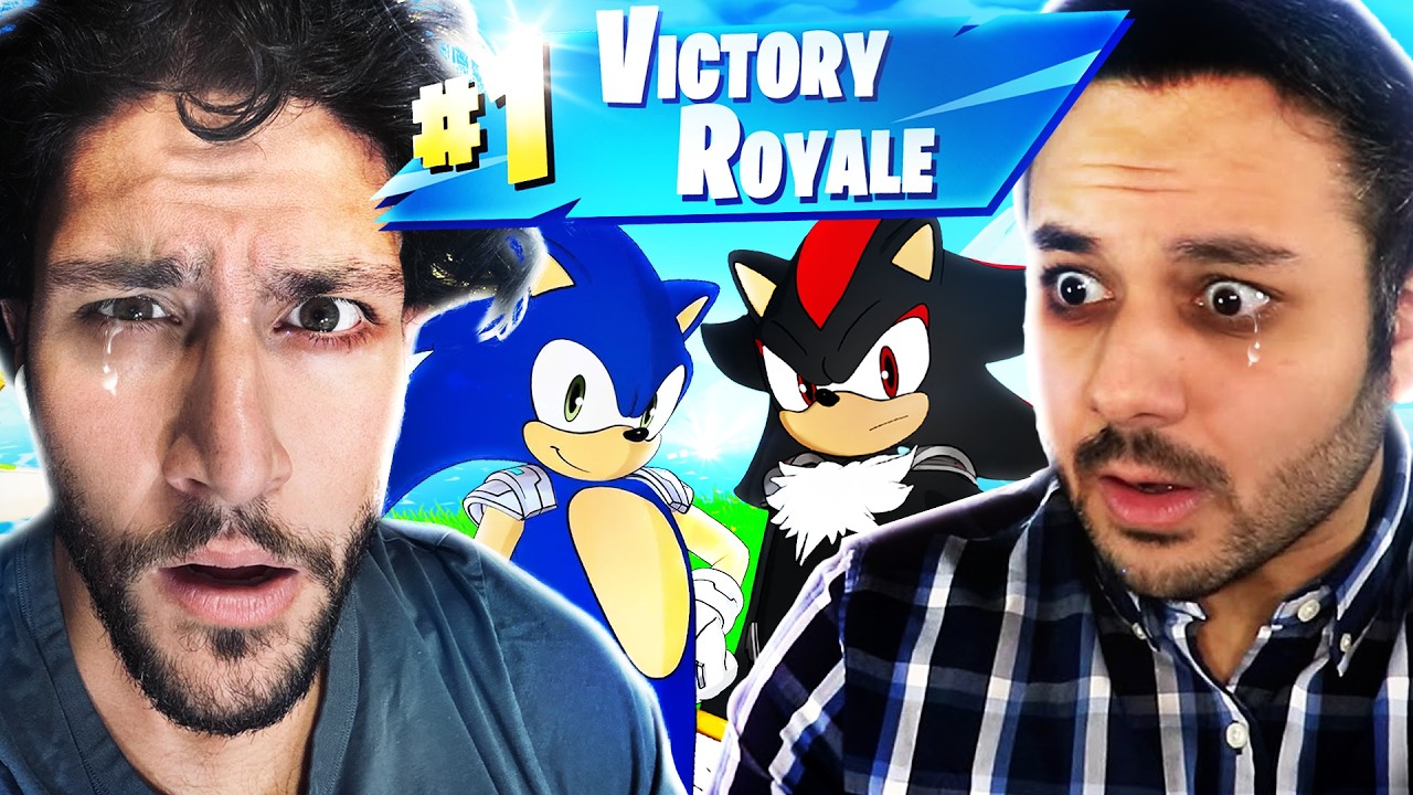 Me and ⁨@SamProcrastinates⁩ TRIED to get a Fortnite Win...