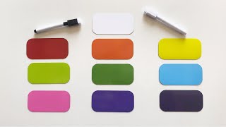 Mr-Label – 60 Pcs 2"x4" Dry Erase Magnetic Labels