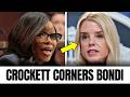 Explosive Clash: Jasmine Crockett Confronts Bondi Over Epstein and She Refuses to Respond