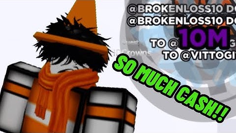 How much cash can I get in Pls Donate Effects Test in 20 minutes?