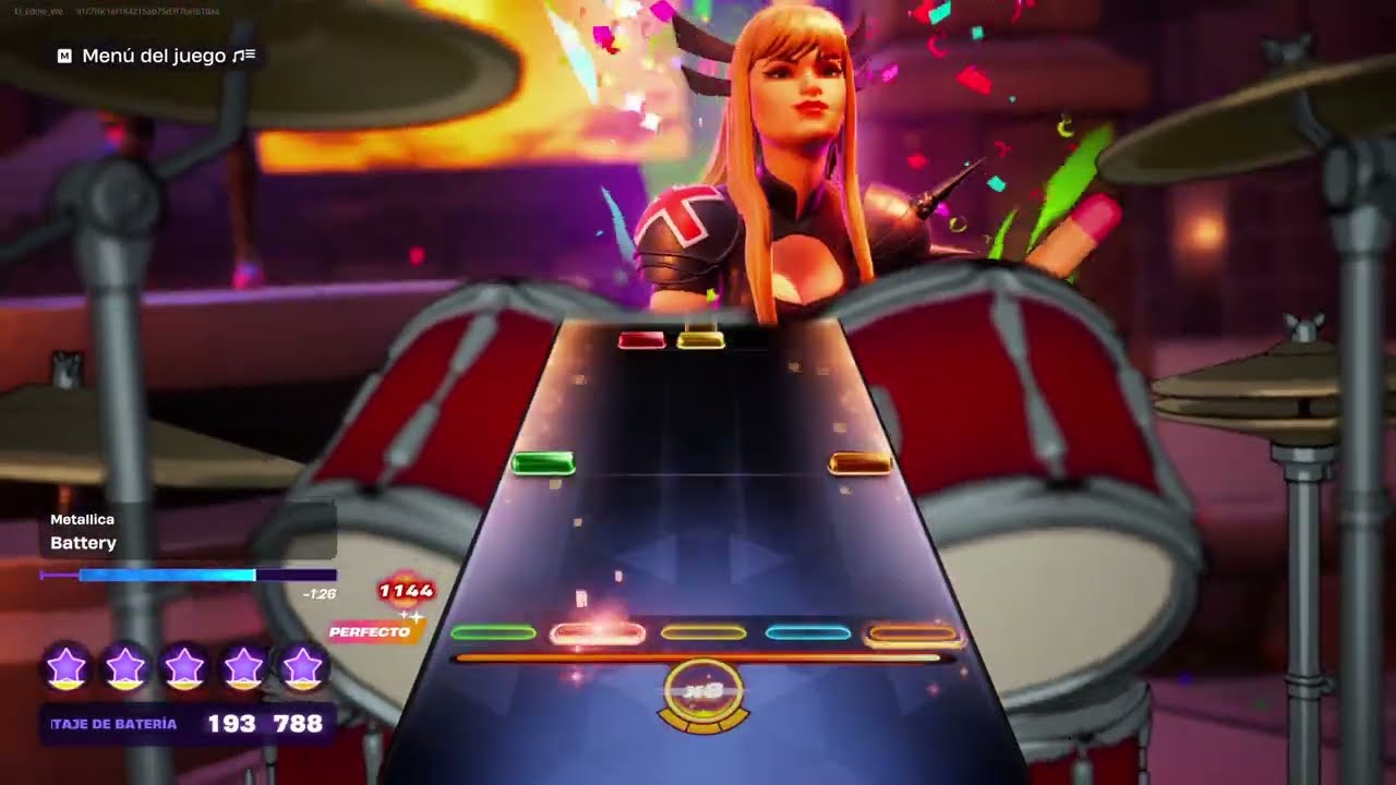 Battery - Metallica 100% Drums FC Fortnite Festival 