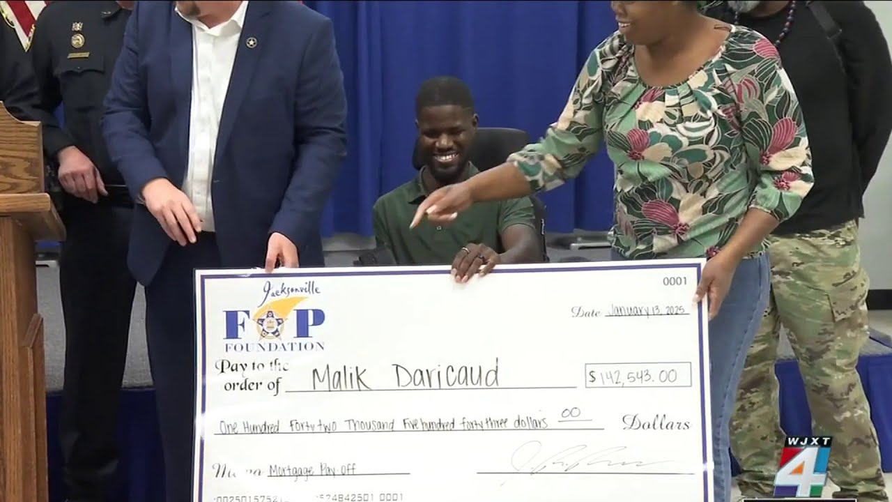 Officer shot in line of duty now mortgage-free thanks to $142,000 ...