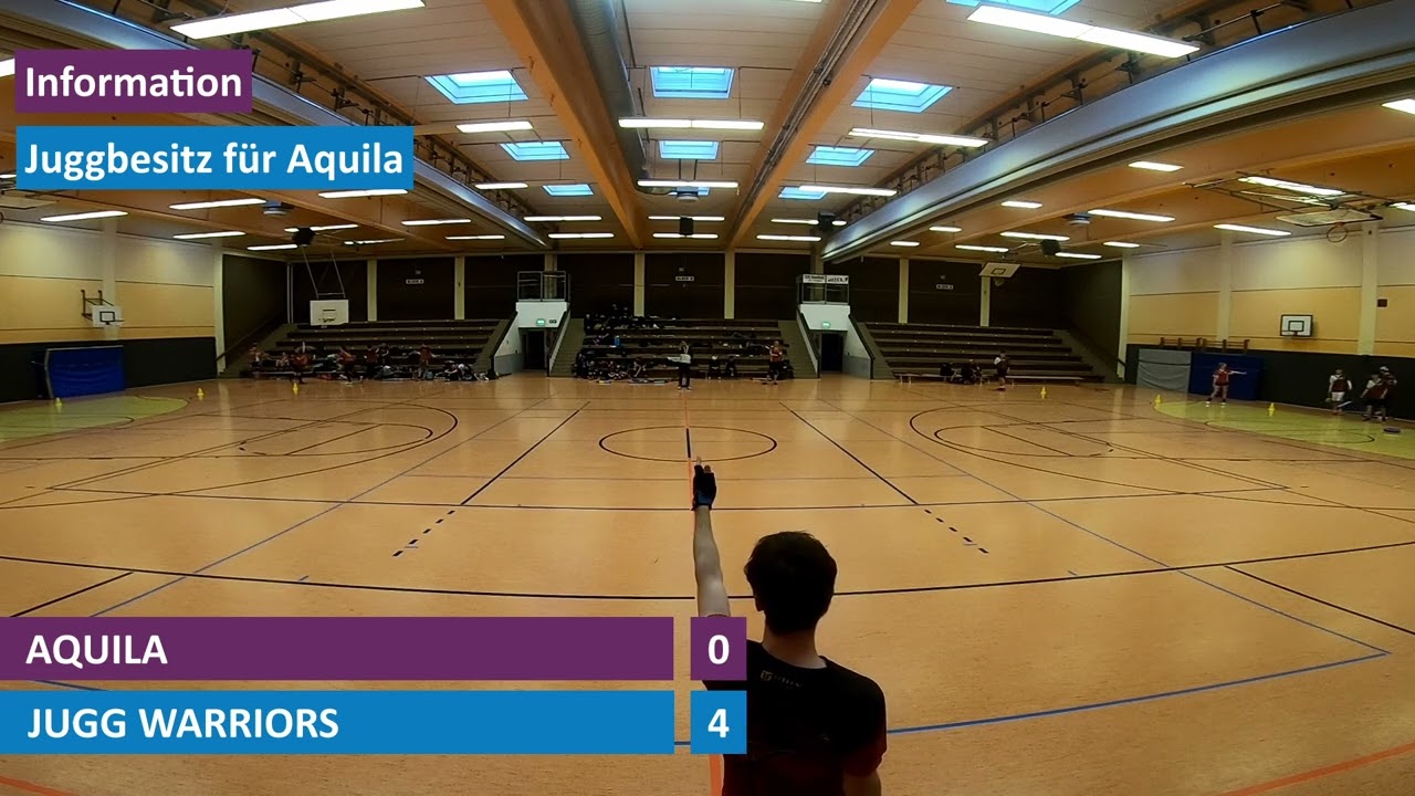 Dawids erstes Hallen- und Einladungsturnier - Aquila vs Jugg Warriors