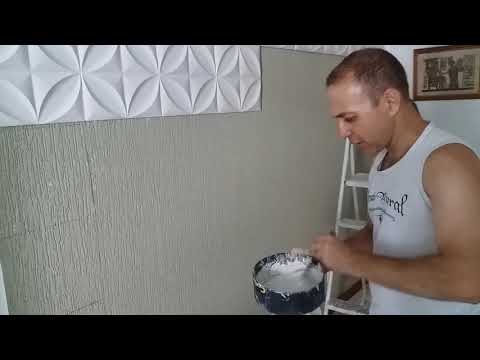 Vídeo: Gesso Decorativo 