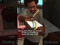 Giving my license fast to save policeman time 🙏😇  #gta #gtasanandreas