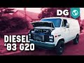 Detroit V8 Turbo Diesel swapped '83 Chevy G20 Shorty with Air Ride