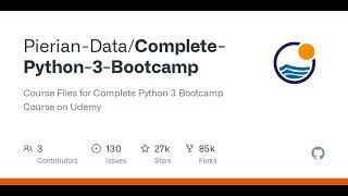 Famous GitHub - Pierian-Data/Complete-Python-3-Bootcamp: Course Files for Complete Python 3 Bootcamp Cou... Wealth