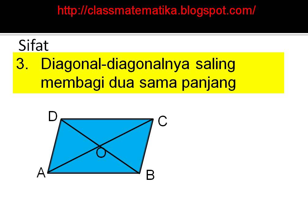 Sifat sifat jajar genjang