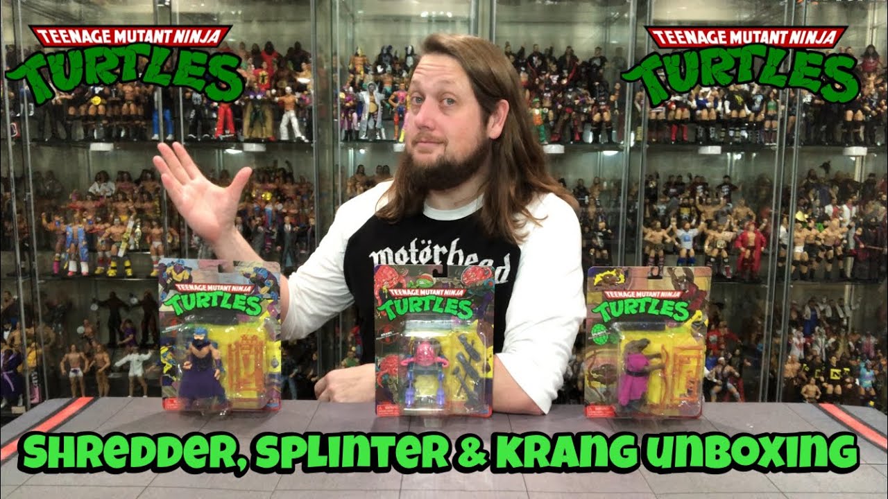 Splinter, Shredder & Krang Playmates TMNT Unboxing & Review! - YouTube