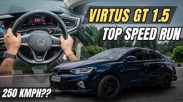 VW Virtus GT 1.5 Top Speed & 0 To 100 Test | 208 Kmph in Just 4th Gear| Stage 2 Performance is Crazy