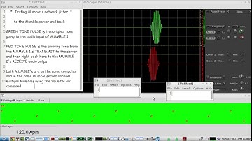 Mumble Voice Chat - with Jack Audio support -  testing for network jitter demo