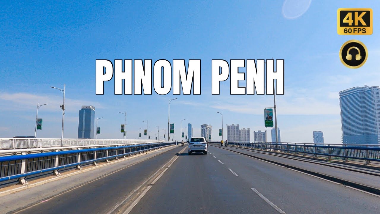 2025 Scenic Drive through Riverside in Phnom Penh City | 4K HDR - YouTube