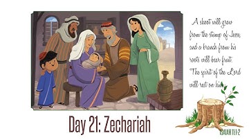 Jesse Tree Advent, Day 21: Zechariah