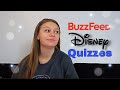Taking Random Disney Buzzfeed Quizzes!