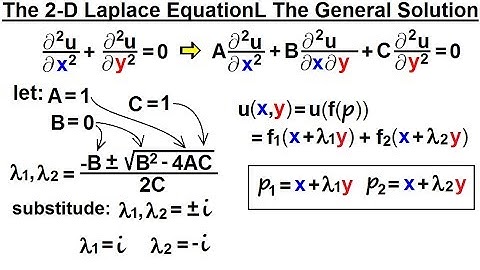 Math: Partial Differential Eqn. - Ch.1: Introduction (29 of 42) 2-D Laplace Equation