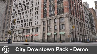 [UE4] City Downtown Demo