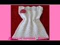 Детское платье "Волна", crochet baby dress (бэби № 59)