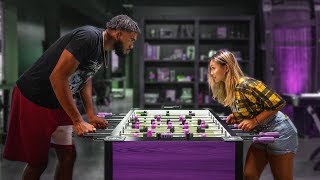 Game Room Olympics with @KarlAnthonyTowns | Chloe Kim
