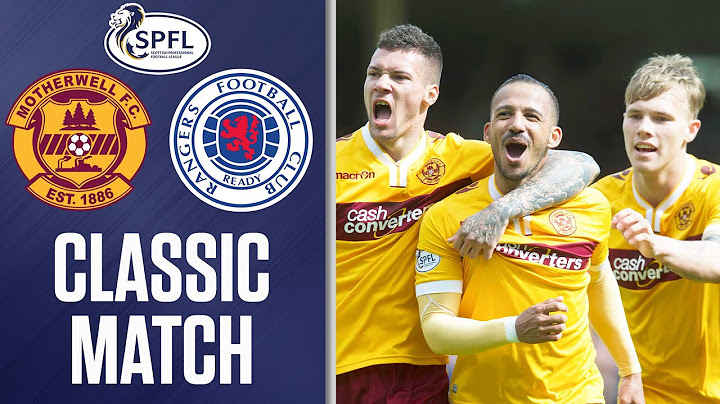 Classic Match! Motherwell 3-0 Rangers (6-1) (31/05/2015) | SPFL Premiership Play-Off | SPFL Classics