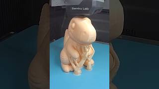 3D Print Timelapse: “Funny Stocky DinoZouk” 🦖😂 | Chunky Meme Dino (Bambu Lab P2S/A1 Combo)