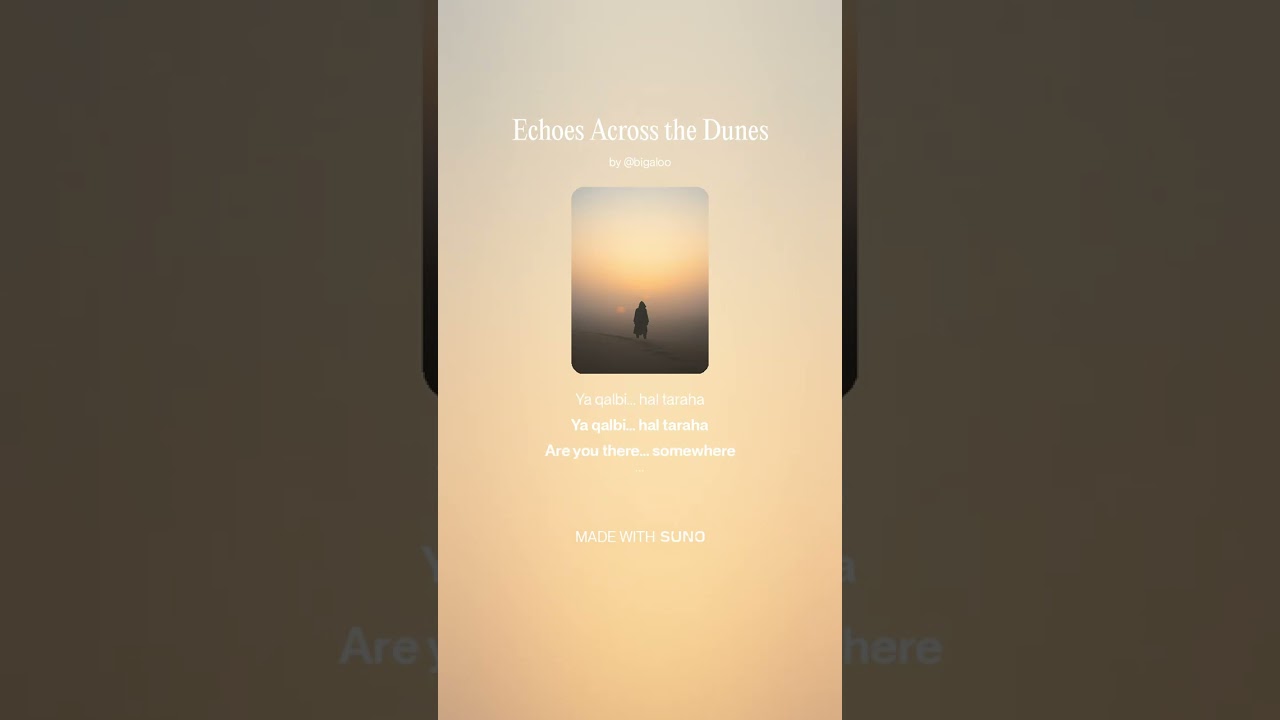 Echoes Across the Dunes #music #EDM #trance