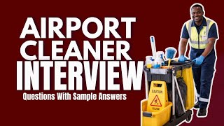 Airport Cleaner Questions With Sample Answers | Job Preparations