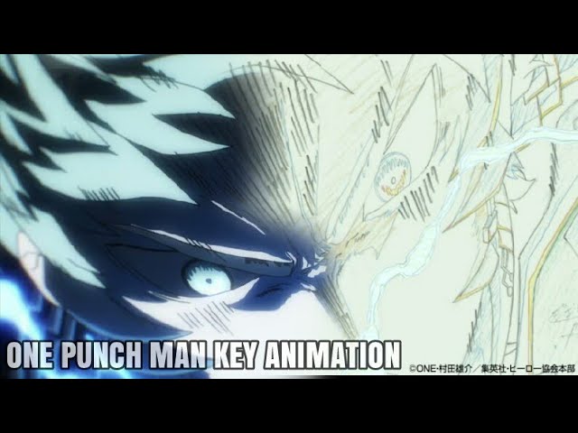 One Punch Man  Key Animation/Genga Part 2/2 