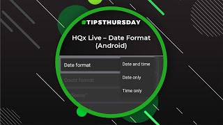 HQx Live - Date Format (Android) screenshot 5