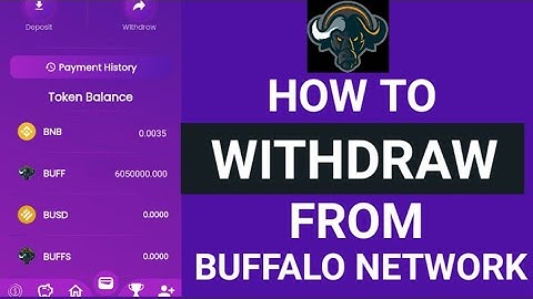 How To Withdraw Money From Buffalo Network App | Buffalo Network Withdrawal