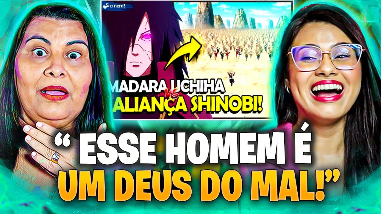 ELA NÃO ACREDITOU! 😱 MADARA VS ALIANÇA SHINOBI - VEJA COMO FOI