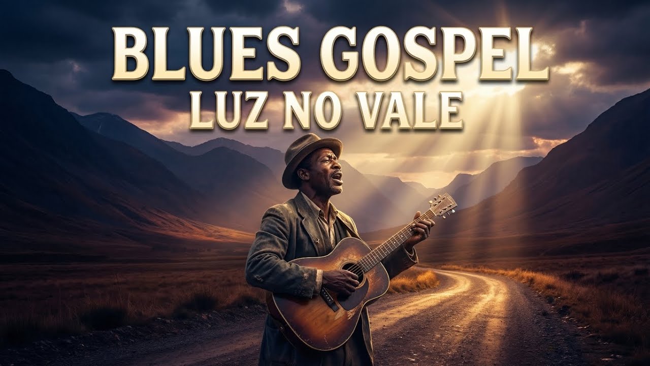 Blues Gospel – Luz no Vale | Música Gospel Blues Profunda sobre Fé em Jesus