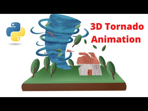 Creating a 3D Tornado Animation in Python