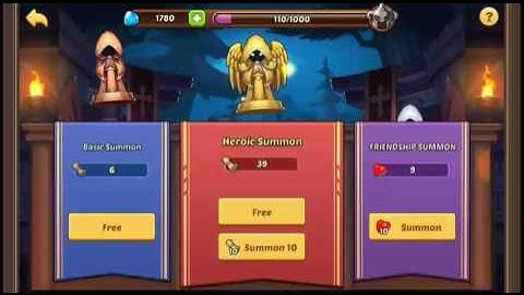 Idle Heroes - 22 prophet summons and 50 Heroic summons!! 5 stars!
