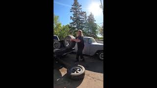 Vintage Wheels For My Vintage 1955 Chevy Gasser #shorts